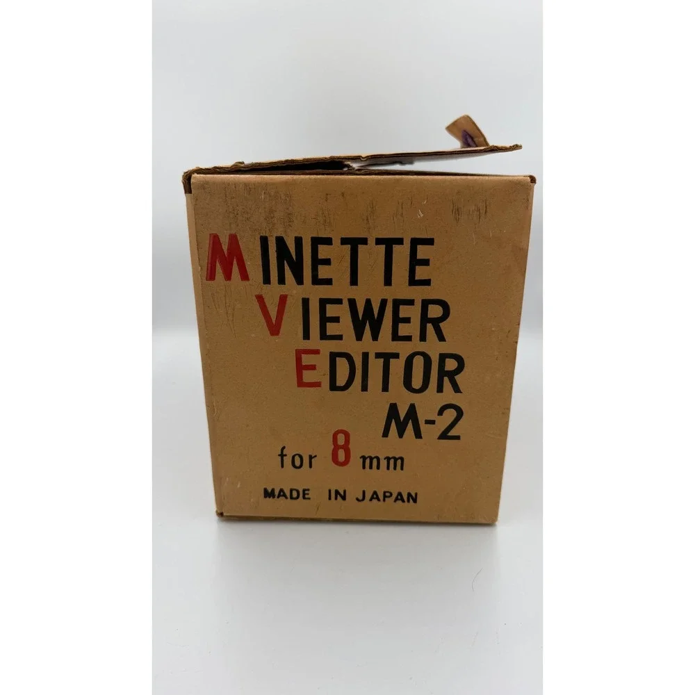 Minette Viewer Editor Eight‎ 8mm Film Editor Vintage Japan Boxed w/ Manual